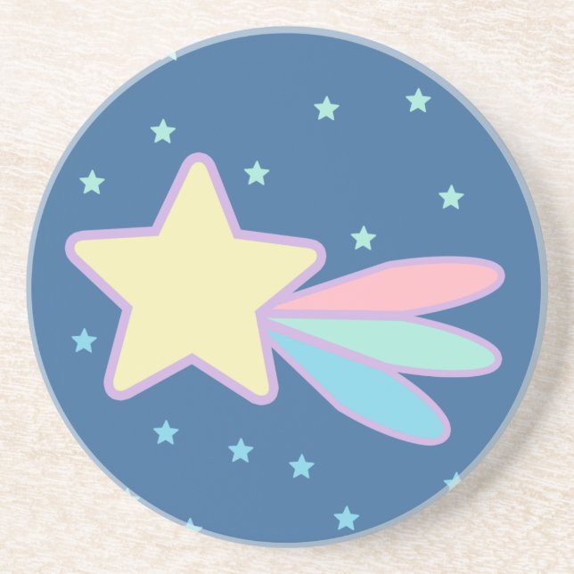 Posavasos Cute Estrella Fugaz Cometa (Frente)