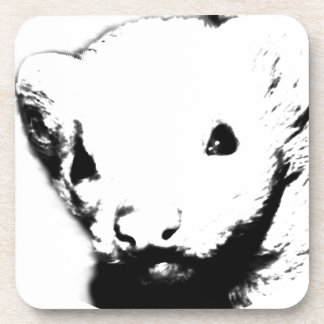 Posavasos Cute Ferret Picture