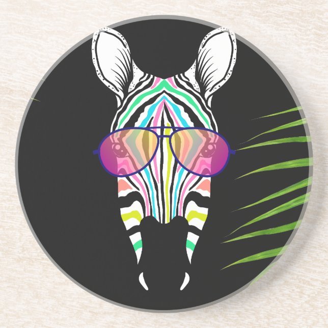 POSAVASOS CUTE FUNKY ZEBRA (Frente)