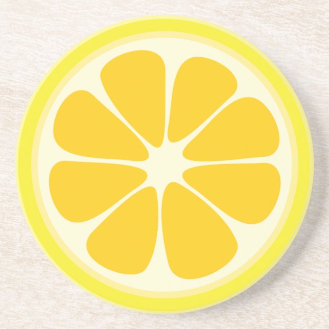 Posavasos Cute Juicy Citrus Lemon Tropical Fruta (Frente)