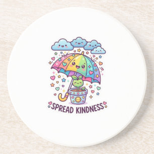 Posavasos Cute Kawaii Difunde Amabilidad Paraguas Cute Plant