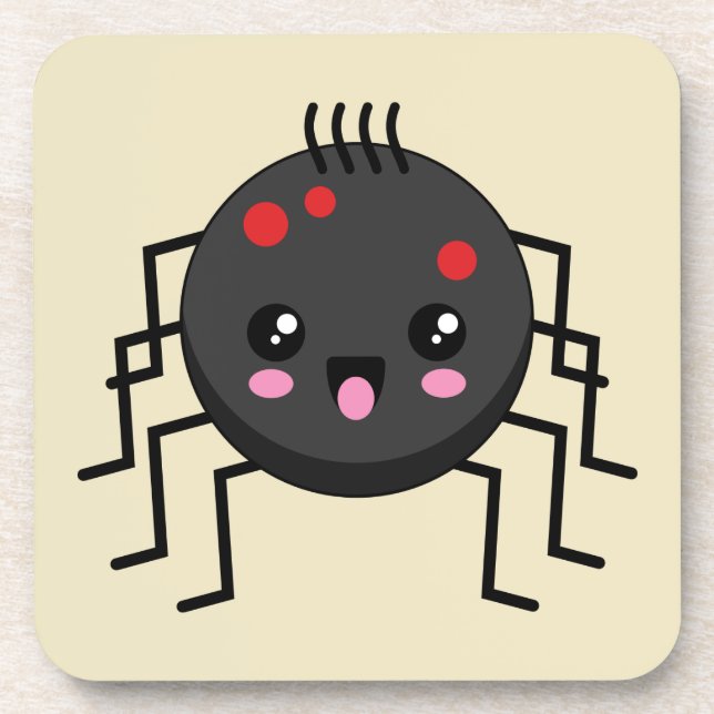 Posavasos Cute Kawaii Spider (Frente)