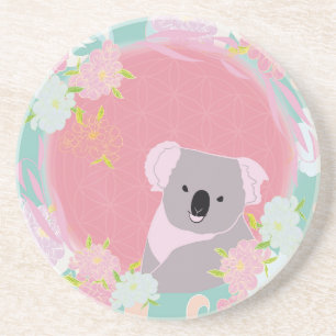 Posavasos Cute Koala Flor de la Vida Floral