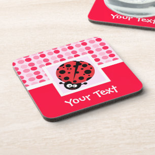 Posavasos Cute Ladybug