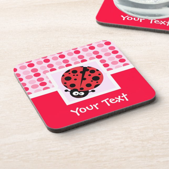 Posavasos Cute Ladybug (Lado Izquierdo)