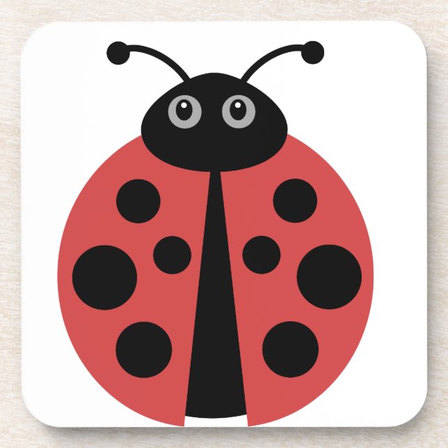 Posavasos Cute Ladybug (Frente)