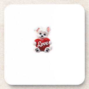 Posavasos Cute Love Puppy Baby Desig