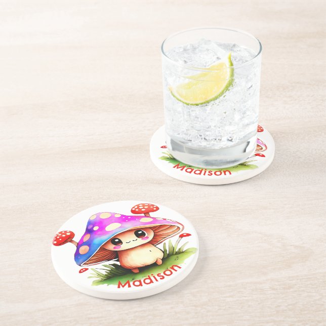 Posavasos Cute Mushroom (Lado)