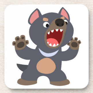 Posavasos Cute Personalizado Tasmania devil Coaster Set