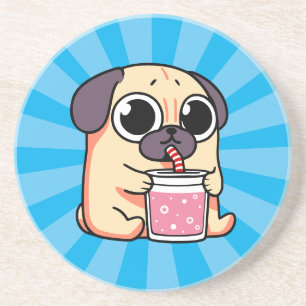Posavasos Cute Pug