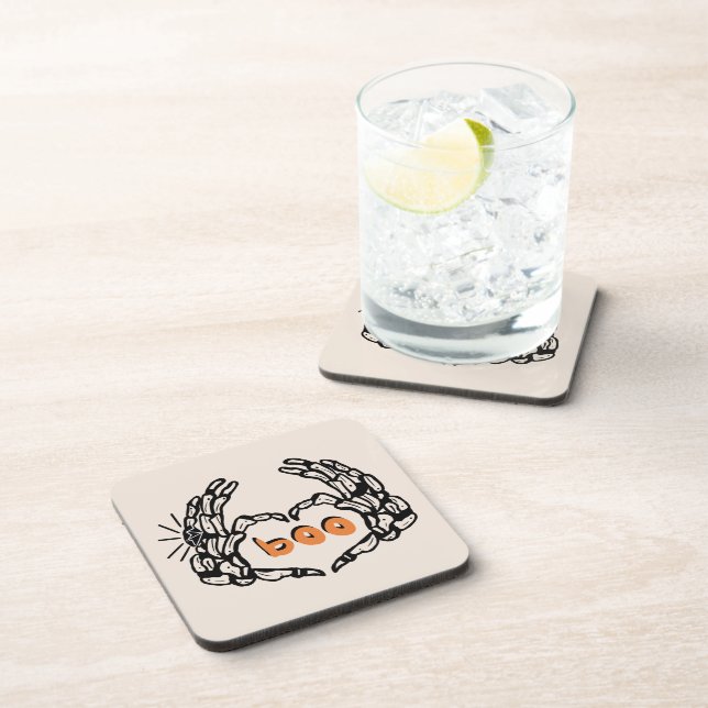 Posavasos Cute Skelton Manos Casadas Halloween (Lado Derecho)