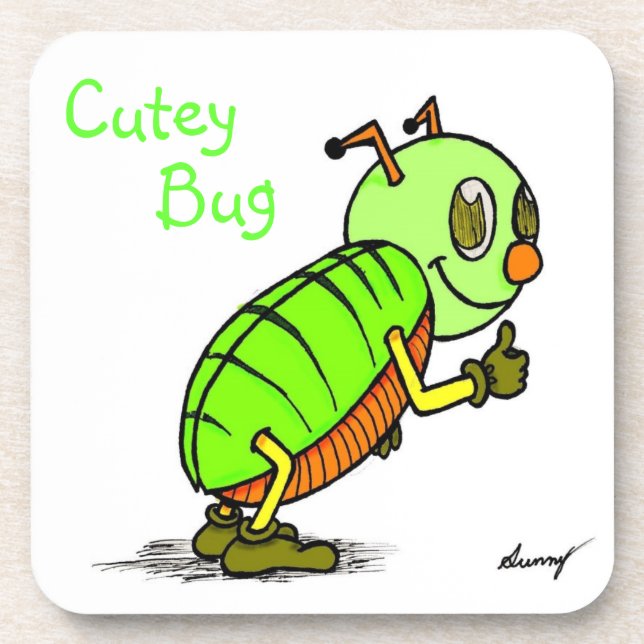 Posavasos Cutey Bug Cork Coaster (Frente)