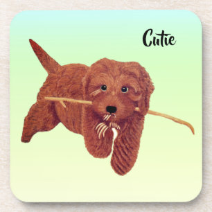 Posavasos Cutie Golden Doodle