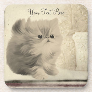 Posavasos Cuto Kitten Vintage Look Animal Coaster Set