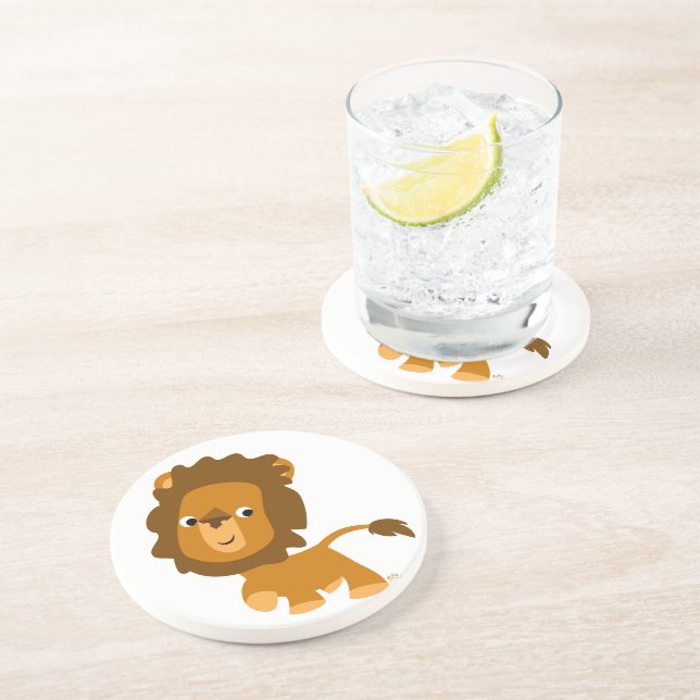 Posavasos Cuto Personalizado Contenido Lion Coaster (Lado)