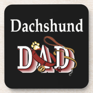 Posavasos Dachshund Dad