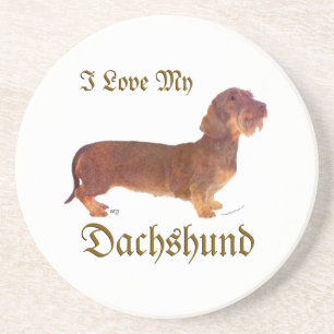 Posavasos Dachshund Love