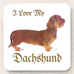 Posavasos Dachshund Love