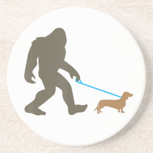 Posavasos Dachshund Sasquatch Doxie Dog Gift