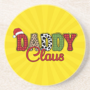Posavasos Daddy Claus Plaid Pattern-60095
