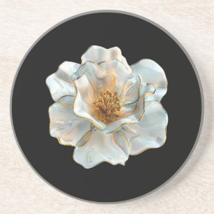 Posavasos Daffodil de vidrio