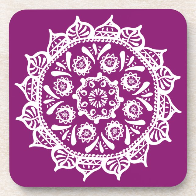 Posavasos Dahlia Mandala (Frente)