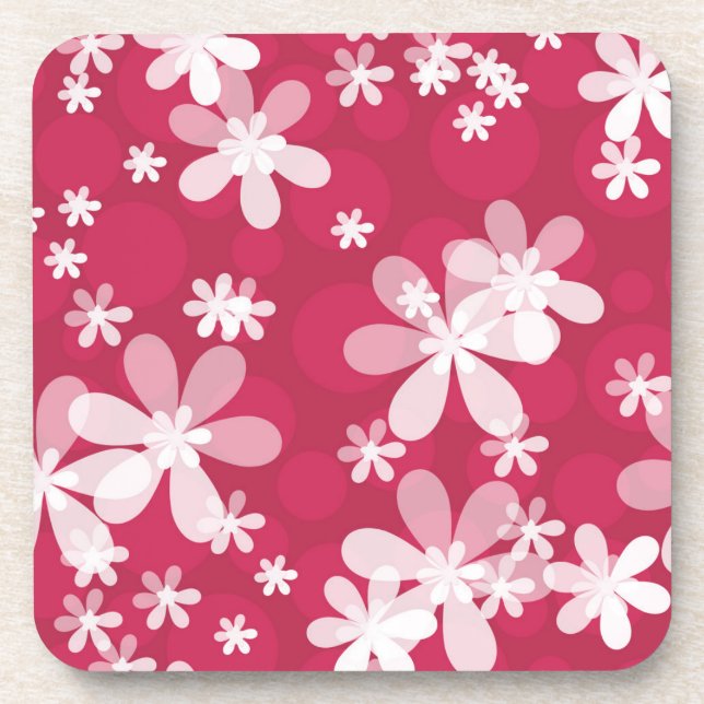 Posavasos Daisies blancos (Frente)