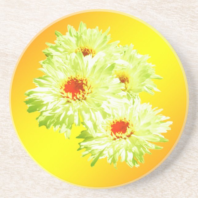 Posavasos Daisies dorados, (Frente)