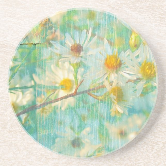 Posavasos Daisies Grunge (Frente)