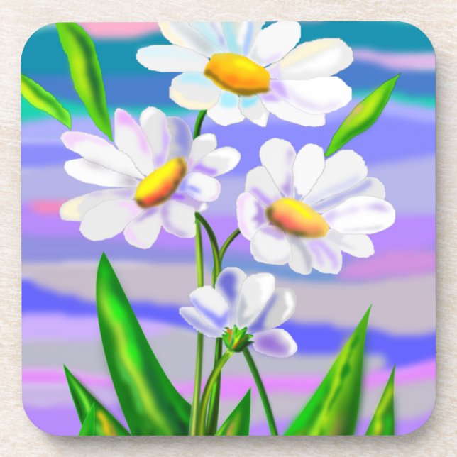 Posavasos Daisy Flowers Coaster (Frente)