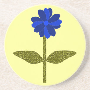 Posavasos Daisy Ocean Blue Coasters