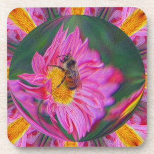 Posavasos Daisy Rosa Resumen Conjunto De Monasterio De Arte 