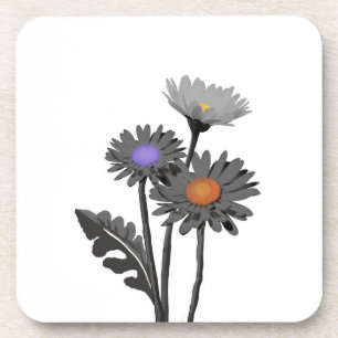 Posavasos Daisys monocromos