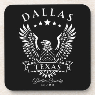 Posavasos Dallas Texas Águila Vintage