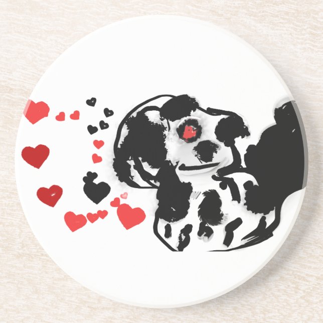 Posavasos Dalmacia envió amor (Frente)