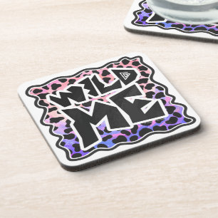 Posavasos Dálmata Negro y Rosa Salvaje Me