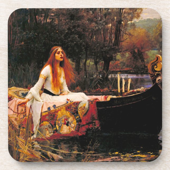 Posavasos Dama de Castillo de Shalott (Frente)