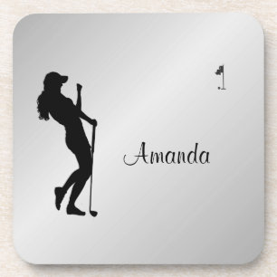 Posavasos Damas Golfer Personal