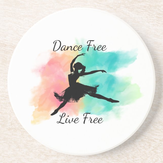 Posavasos Dance Free Live Free Dance Keychain (Frente)