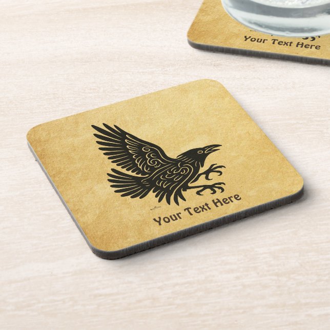 Posavasos Dancing Norse Raven (Lado Izquierdo)