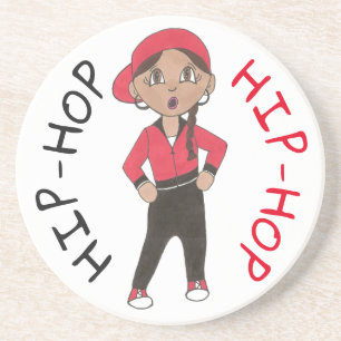 Posavasos Danza de Hip Hop Crew Hiphop Chica de bailarina re