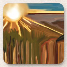 Posavasos Danza del arte abstracto de Cacti