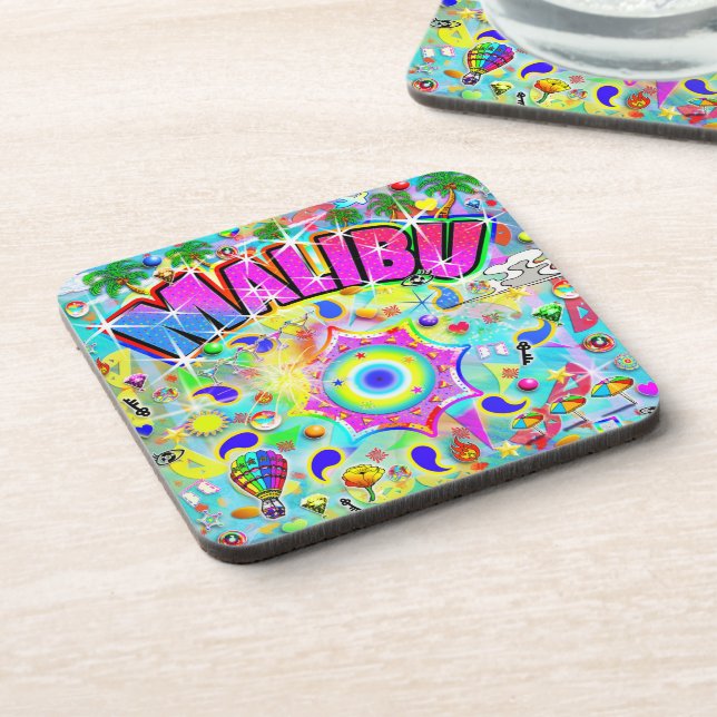 Posavasos Danza Mística de Malibu  (Lado Izquierdo)
