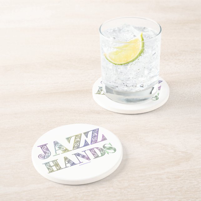Posavasos Danza musical de SlipperyJoe's Jazz Hands Broadway (Lado)