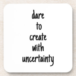 Posavasos Dare To Create Hard Plastic Coaster