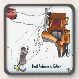 Posavasos David Anderson vs. Goliath Beeat Coaster