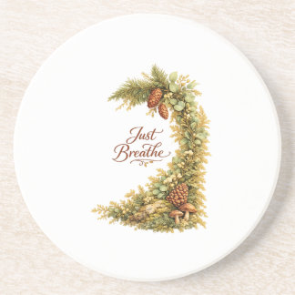 Posavasos de Acuarela del Bosque Respira