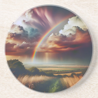 Posavasos ✨ de arcos de arcoiris abstractos