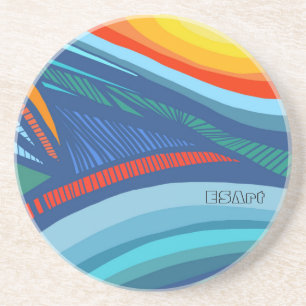 Posavasos de arenisca