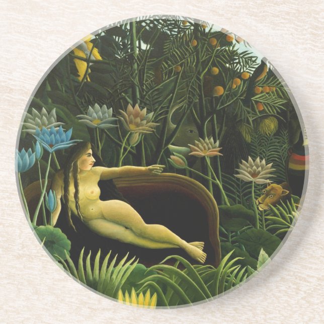 POSAVASOS DE ARENISCA 夢 (Frente)